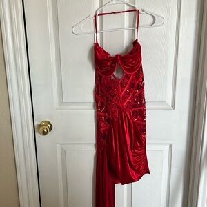 Fashion Nova Embellished Corset Dress